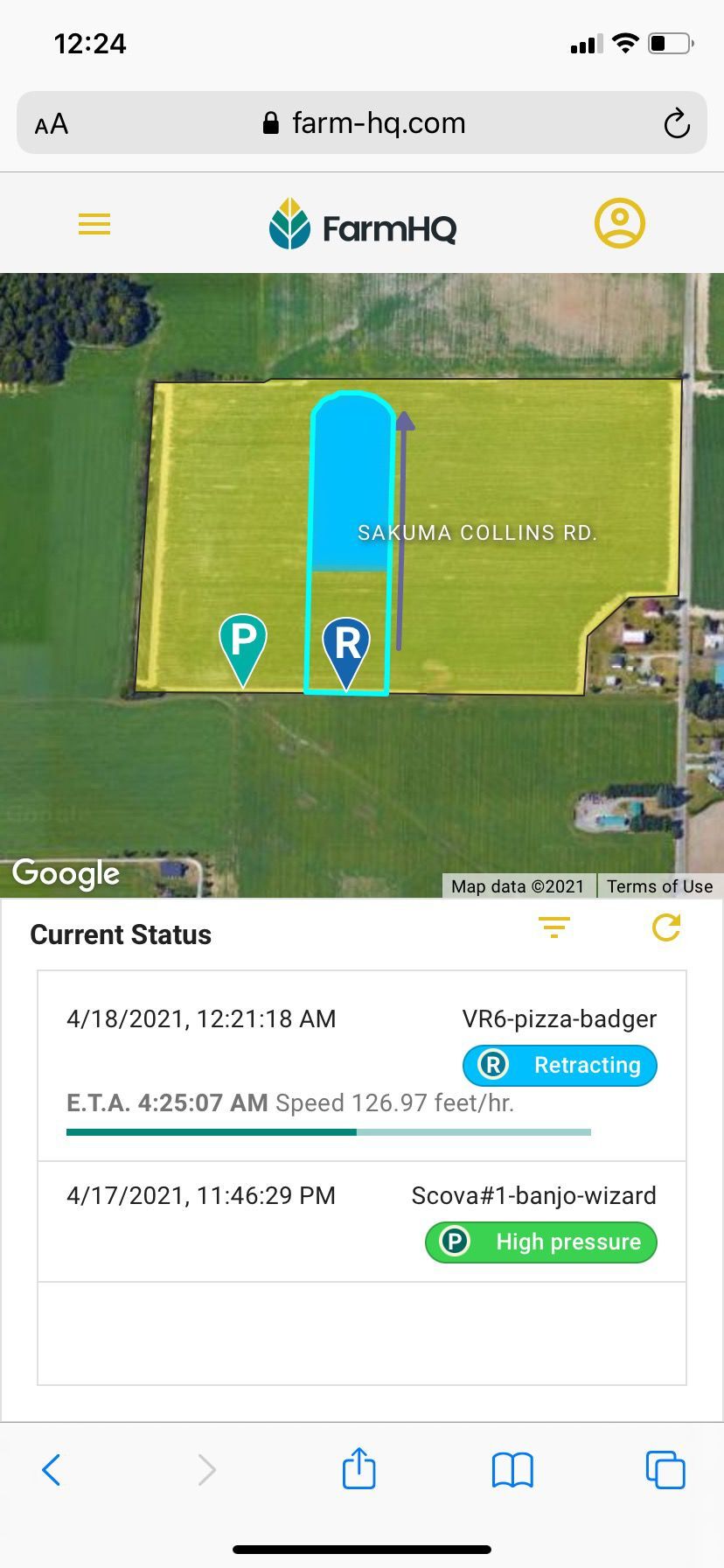 Screenshot of App